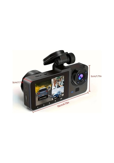 Xuweiwei Dash Cam 2k 4k 8k 3 Kanallı On Ve Arka Görüş Upgrade 4k With 32g 32gb Sd Kart Gece Görüşü