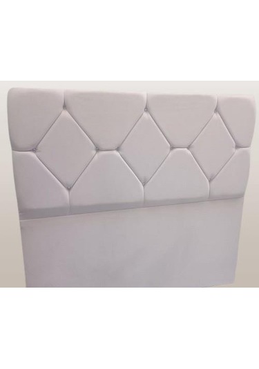 Dk Baklava Model Baby Face Kumaş El Yapımı Çift Kişilik Başlık Krem 150 CM