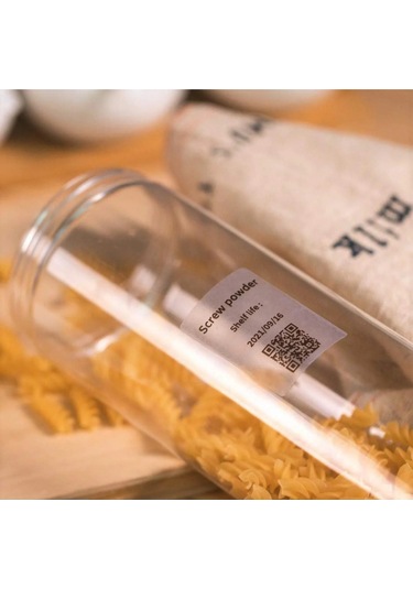 50 X 30 Mm Şeffaf Termal Etiket 230 Adet - Phomemo M110/m120/m150/m200/m220/m221 1