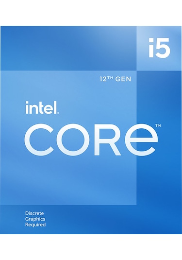 Intel Core i5-12400F 2.5 GHz LGA1700 18 MB Cache 65 W Box İşlemci