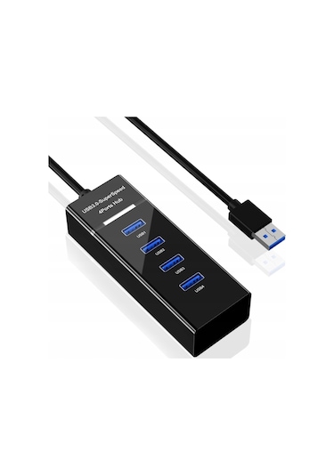 Platoon PL-5717 4 Port USB 3.0 Anahtarlı Işıklı Çoklayıcı Hub