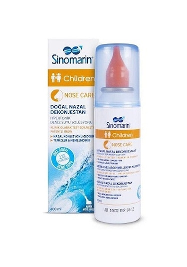 Sinomarin Çocuklar Için Deniz Suyu Spreyi 100 ML
