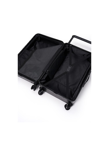 Elatae Vouge Exclusive Ultra Strong 2'li Valiz Seti Orta Boy - Kabin Boy Siyah V10737 Siyah