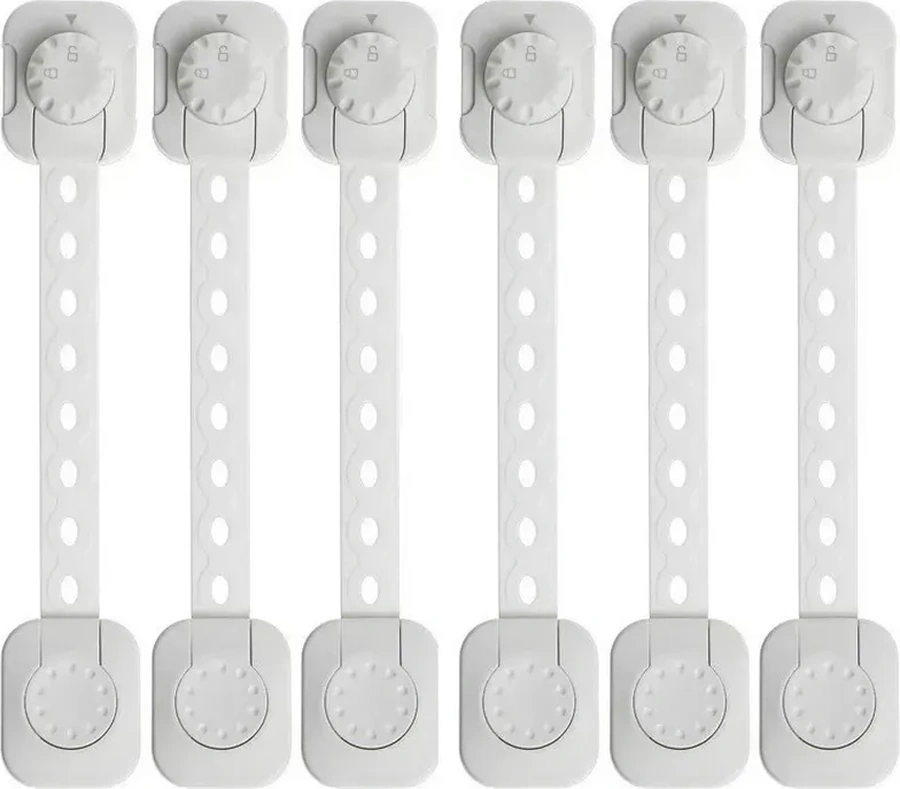 Oz.parts Çocuk Kapı Ve Çekmece Kilidi 6 Adet. 259581562 Beyaz