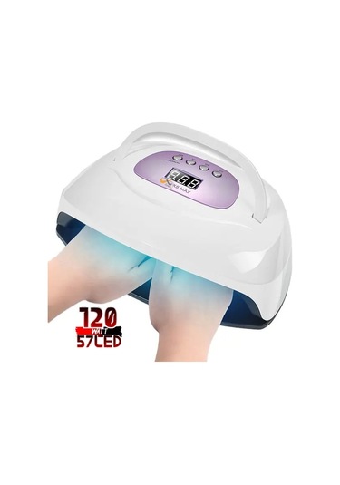 Cloody X8 Max 120 Watt 57 Led Çift El Uv Led Protez Tırnak Kurutucu Sun
