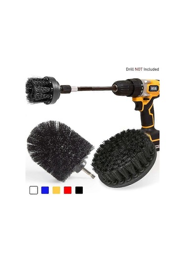 4 Parça Fırça Güçlü Ovma Fırçası Genişletilmiş Uzun Ek Parça Seti Çok Amaçlı Fırça Fırça Setleri