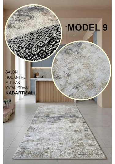 Lüle Halı Kaymaz Taban Yolluk Halı Kesme Halı Yolluk
