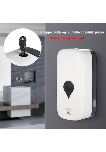 Chuangdıan Sabunluk Ve Doku Dispenseri Güvenlik Kilit,siyah