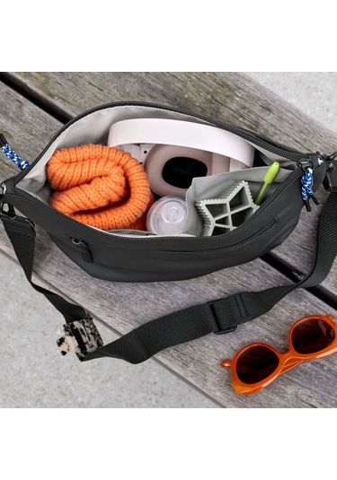 Lassig Buggy Bum Bebek Bakım Seyahat Çantası Black Siyah