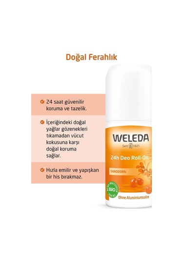 Weleda Sanddron Yabani İğde Özlü Roll-On Deodorant 50 ML