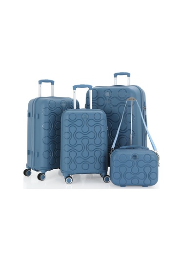Mçs Polipropilen 4lü Valiz Seti V376 S23sy1000054-set 10227 Sky Blue
