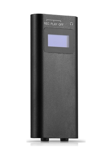 Teltree 8gb Siyah Akıllı Ses Kontrollü Kayıt Cihazı - Led Ekranlı, Yüksek Kaliteli Gürültü Engelleme, Usb Aktarımı, Taşınabilir Mp3 Çalar
