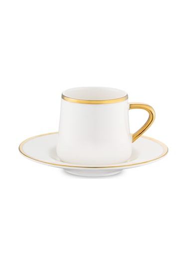 Jumbo Valetta Gold 12 Parça 6 Kişilik Fincan Takımı Gold