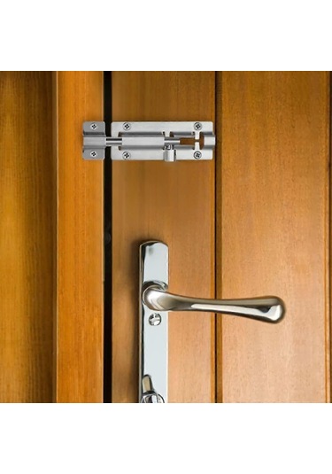 Kapı Kilidi Cıvataları 3" 75 Mm , 304 Paslanmaz Çelik Kapı Manda