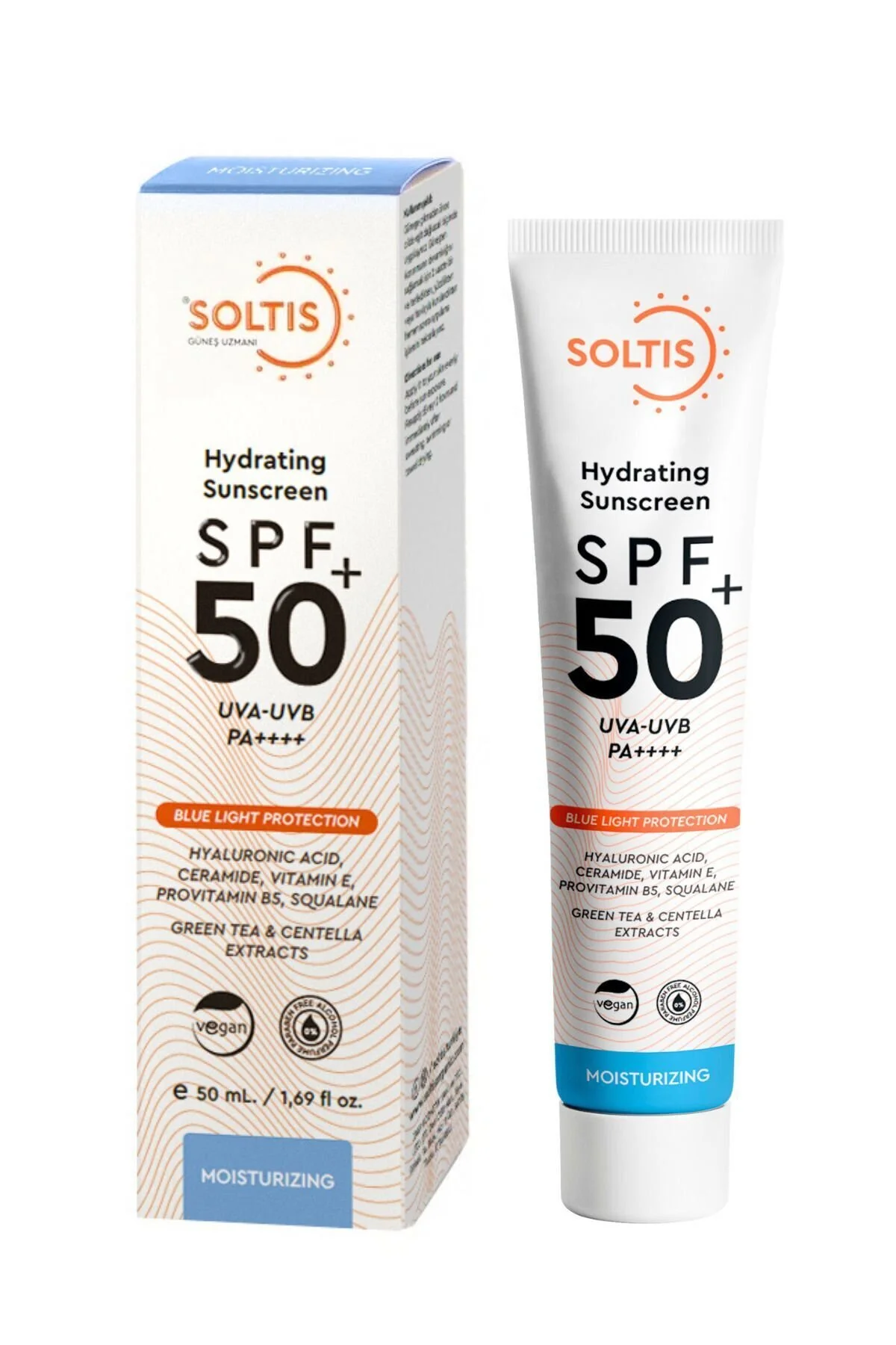 Soltis Nemlendirici Ultra Hafif Güneş Koruyucu Krem Spf50+ Pa++++, 50 Ml