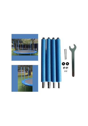 Suntek 4 Adet Trambolin Direkleri Yedek Evrensel Çelik 1,76m