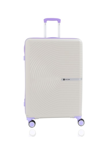 Mçs Polipropilen Valiz V374 75 Cm S21yy100000675 10729 Kemik/lila Kemik - Lila