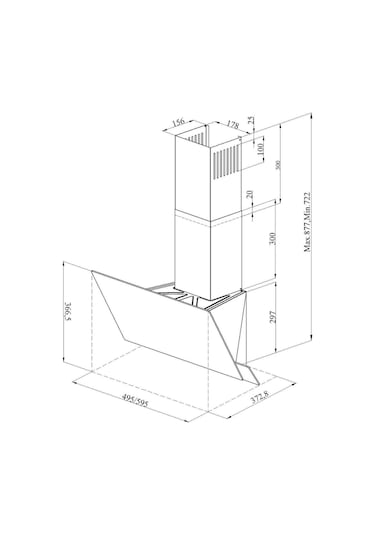 Gl General Steamart GLF 64CPR - GLO 208CPR - GLD 055PR Gri Ankastre Set