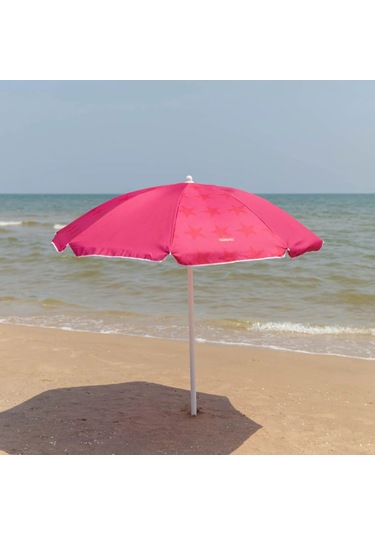 Flamingueo Cyndi Plaj Şemsiyesi Pembe Pembe