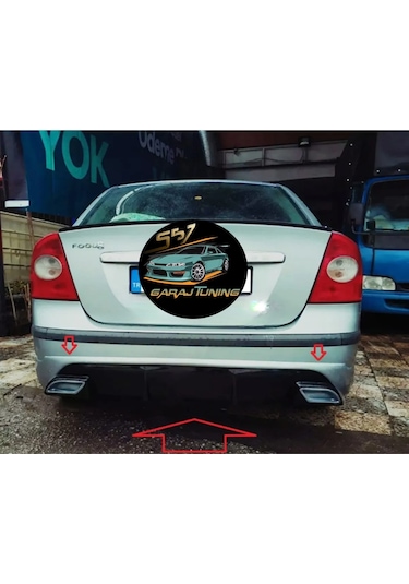 Ford Focus 2 St Arka Tampon Eki Fiberglass Boyasız