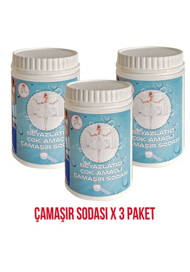 Her Yıkama Için Çamaşır Sodası 150 Yıkama 3 Paket