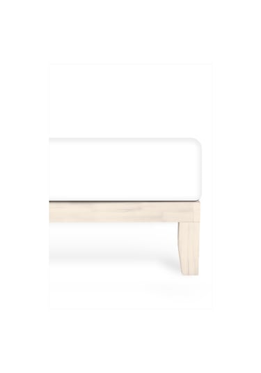 Calmera %100 Pamuk Penye Lastikli Çarşaf Tek Kişilik 90x190 - 100x200 - 120x200 Beyaz