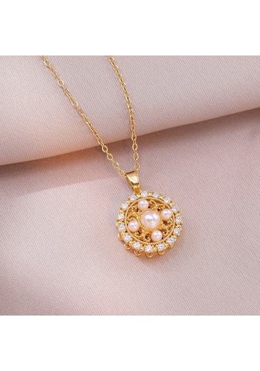 Bayan Kolye: Moda Estetiği Titanyum Çelik Kolye No.343 Çok REnkli