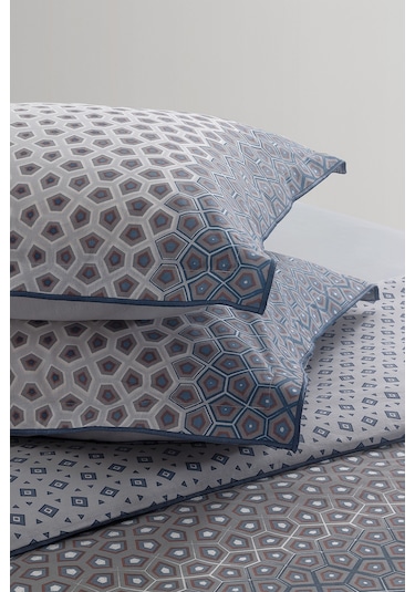 Aiden Ranforce Çift Kişilik Nevresim Takımı - İndigo Indigo