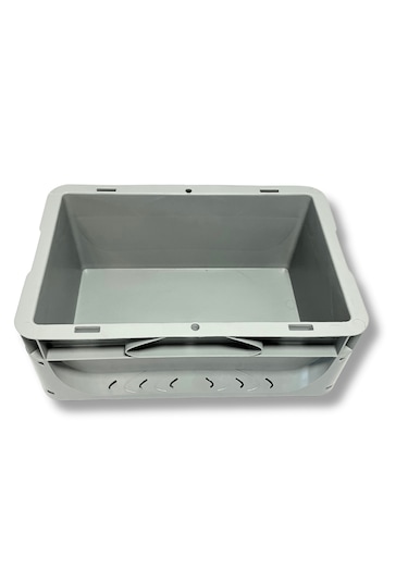 Alpbx 1.kalite Gri Plastik Kutu & Kasa 30x20x12 Cm - 5 Litre