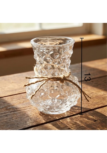 Selen Concept Bubble Model Küçük Boy Vazo Şeffaf