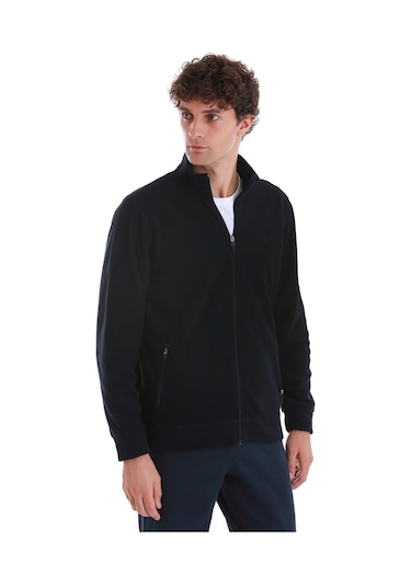 Hatemoğlu Regular Fit Tam Fermuarlı Polar Sweatshirt Lacivert 3522ETC0B015 - 005 Lacivert Hatemoğlu Regular Fit Tam Fermuarlı Polar Sweatshirt Lacivert 3522ETC0B015 - 005 Lacivert