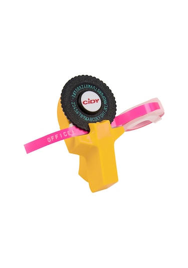 Tenfowee Sarı Mini Etiket Yazıcı - 9mm Genişliğinde 2 Adet Bant 1 Siyah, 1 Rastgele Renk İle El Defteri Dekorasyonu İçin Plastik Baskı Makinesi Tenfowee Sarı Mini Etiket Yazıcı - 9mm Genişliğinde 2 Adet Bant 1 Siyah, 1 Rastgele Renk İle El Defteri Dekorasyonu İçin Plastik Baskı Makinesi