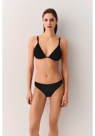 Suwen Üçgen Bikini Üst Sbn25535012 Siyah