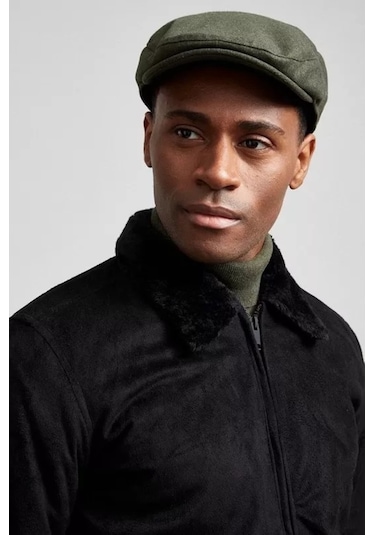 Superstorm Erkek Yün Kışlık Şapka Trend Flat Cap Kasket