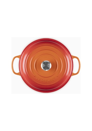 Le Creuset Gourmet Profesyonel Lüks Döküm Tencere Turuncu 28 Cm