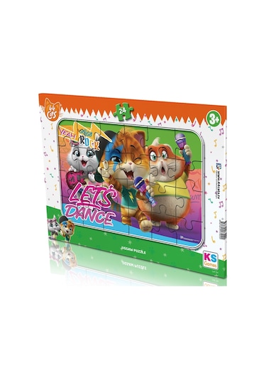 Ks Puzzle 24 Parça 44 Cat Frame Puzzle