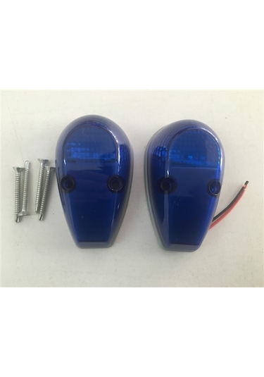 Replax Tepe Lambasi Yuvarlak Mavi 6 Led 24Volt 2 Adet Takim Fiyatıdır.