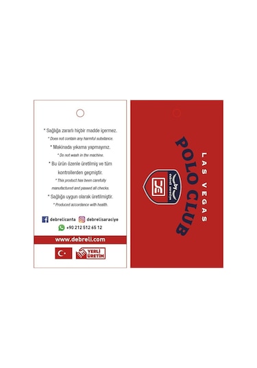 Las Vegas Polo Club Plastik Makyaj Çantası