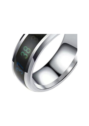 Beyaz Titanyum Çelik Alyans Akıllı Vücut Sıcaklığı Algılama Halkası Kişisel Sağlık Erkek Kadın Yüzük Beyaz Beyaz Titanyum Çelik Alyans Akıllı Vücut Sıcaklığı Algılama Halkası Kişisel Sağlık Erkek Kadın Yüzük Beyaz