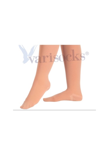Orta Basınç Ccl2 Diz Altı Burnu Kapalı Varis Çorabı Diz Altı Çorap