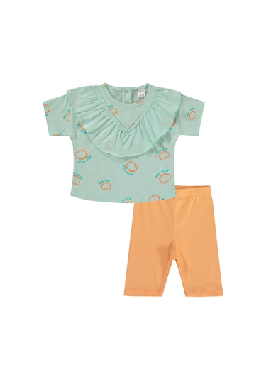 Tuffy Kız Bebek Takım 6-18 Ay Mint