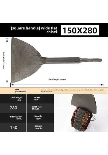 Monyee Motor Bakır Tel Çıkartma Aracı, Geniş Uçlu 150mm Ultra İnce, Dik Saplı Elektrik Çekiçi Ve Kırıcı, Çelik Bıçak, Çok Amaçlı Tamir Aleti