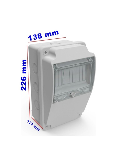 Mutlusan 138x226x127 Kombinasyon Kutusu Boş