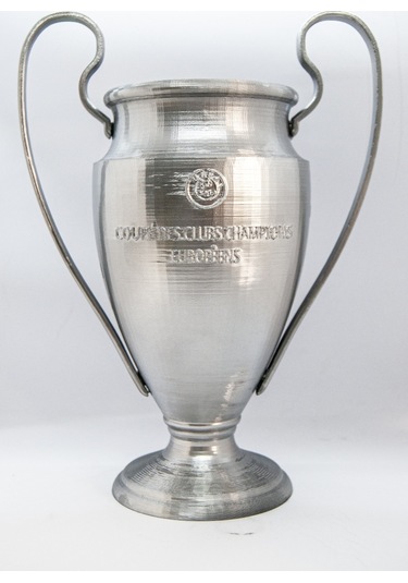 Uefa Şampiyonlar Ligi Kupası Kaliteli Metalik Kaplama 20 Cm Hediyelik Dekoratif Kupa