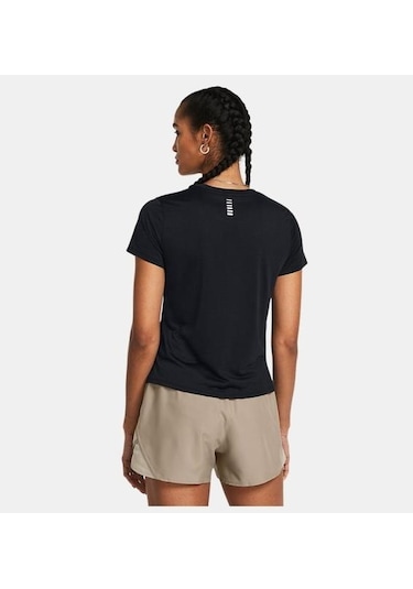 Under Armour Ua Launch Shortsleeve Kadın T-shirt-30112 Siyah