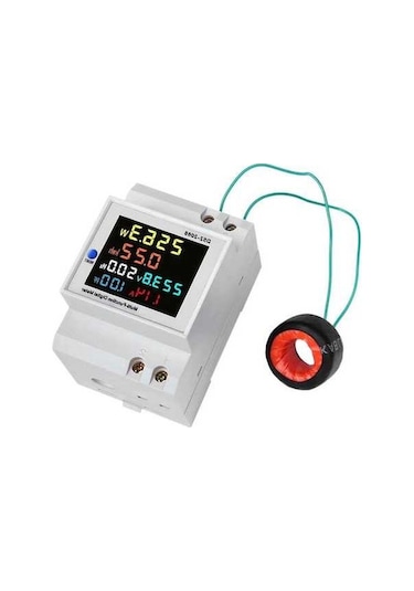 Trendooze D52-2066 Din Raylı Enerji Ölçer - Voltaj, Akım, Frekans Ve Güç Değerlendirme