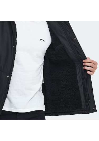 Slazenger HANKIN Erkek Mont &amp; Kaban Siyah