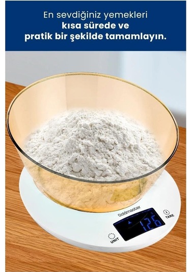 Goldmaster Gm-7151 Sensitive Elektrikli Mutfak Terazisi