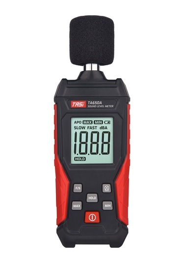 Mufunye Ta650a Akıllı Gürültü Ölçer - 30-130db Ses Seviye Testeri, Ev/iş Yeri Gürültü Detektörü, Siyah-kırmızı Pil Yok 1 ADET