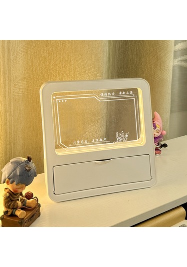 Aurora 3d Kalemlik Gece Lambasıyaratıcıilham Ahşap - Şeffaf